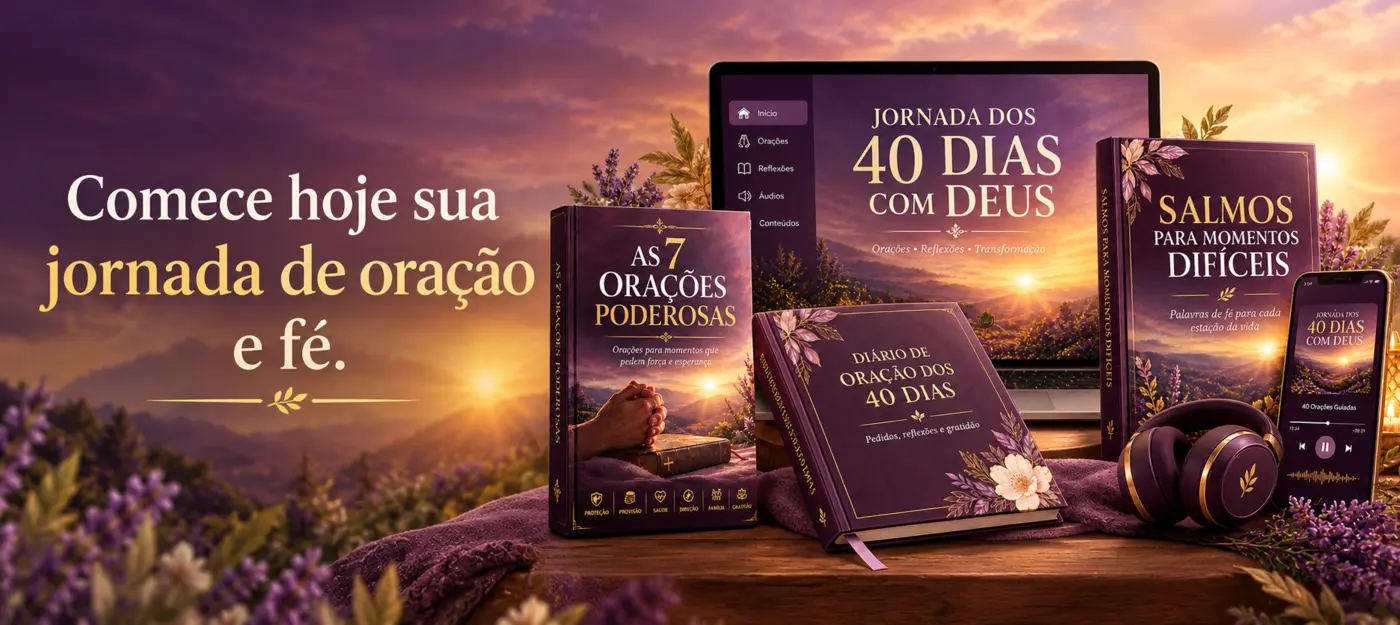 Comece hoje sua jornada de oração e fé